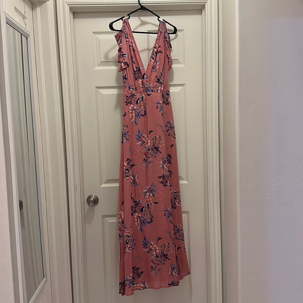 Pink wedding guest dress